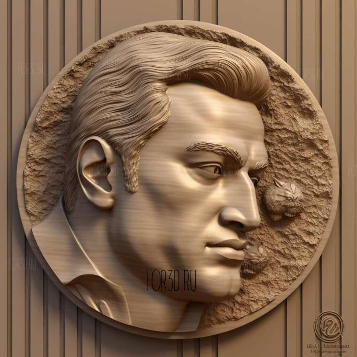 Salman Khan 3 stl model for CNC